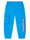 Missoni Cotton Logo Sweatpants (4-10 Years) In Blue
