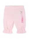 Missoni Baby Girls Logo Joggers In Pink