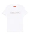 Missoni Logo-rhinestone T-shirt In White