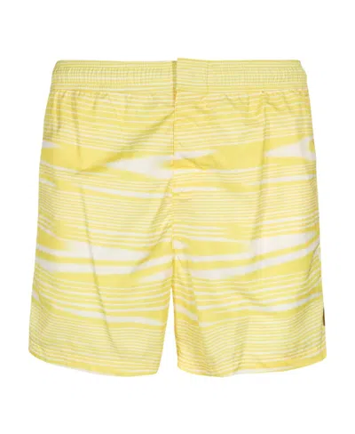 Missoni Logo Shorts In Yellow