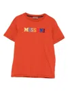 Missoni Logo T-shirt In Orange