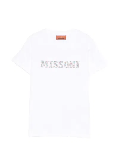 Missoni Logo T-shirt In White
