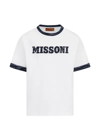 Missoni Logo T-shirt In White