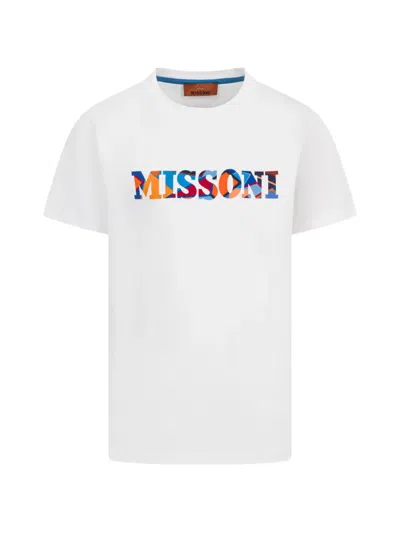 Missoni Logo T-shirt In White