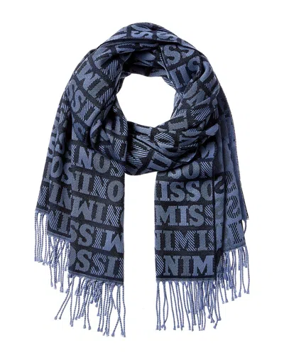 MISSONI LOGO WOOL-BLEND SCARF