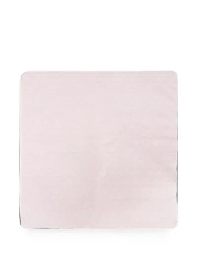 Missoni Logo-print Blanket In Pink