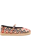 Missoni Lola Zigzag-patterned Espadrilles In Multi