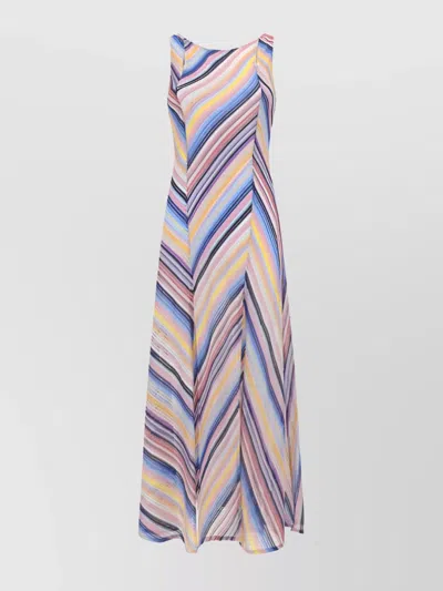 Missoni Long Beach Cover-up Dress In Multicolor