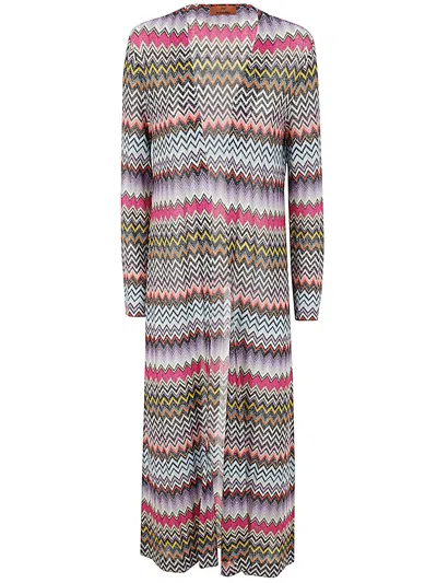 Missoni Long Cardigan In Multicolor