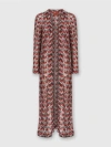 Missoni Long Cardigan In Embroidered Lace In Red
