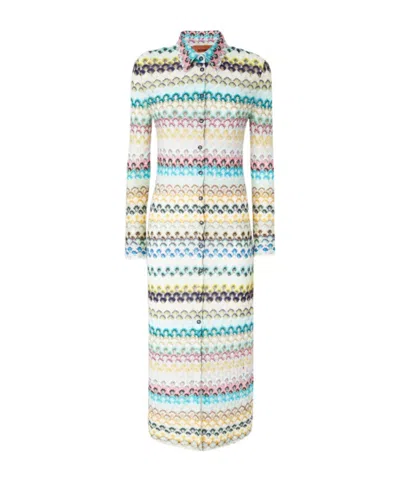 Missoni Multicolor Dress In White