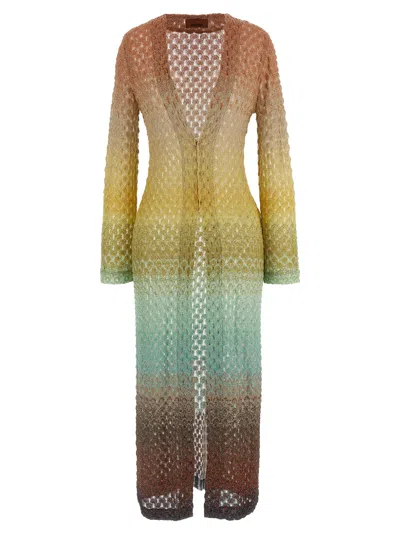 Missoni Long Cardigan In Multicolor