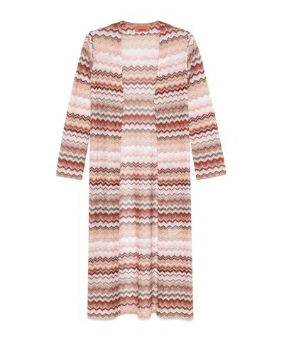 MISSONI ZIGZAG LAMÉ CARDI-COAT