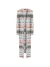 Missoni Zigzag Pattern Coat In Multi