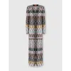 Missoni Long Cardigan With Lace Straps In White