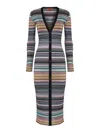 Missoni Striped-pattern Buttoned Cardigan In Multi