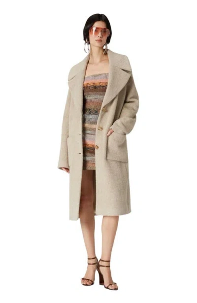 Missoni Long Coat In Alpaca Blend