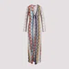 Missoni Geometric Print Sheer Beach Cover Up