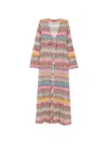 Missoni Zigzag-pattern V-neck Cover-up In Multi