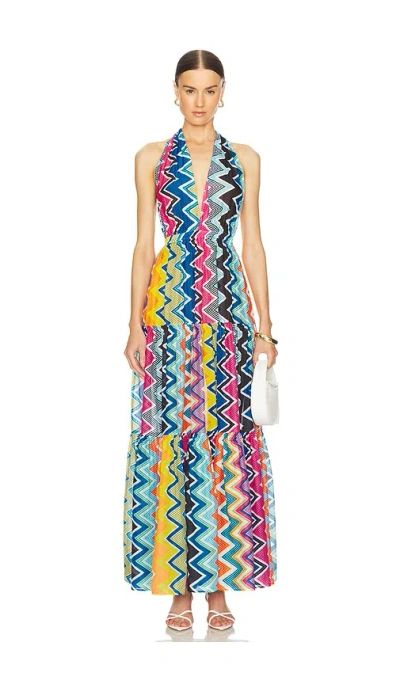 Missoni Long Cover Up In Blue