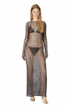Missoni Long Cover-up In Mesh With Open Back
