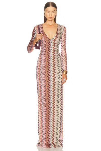 Missoni Long Dress In Multi