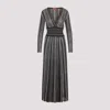 Missoni Sequined Striped Gown In Gray