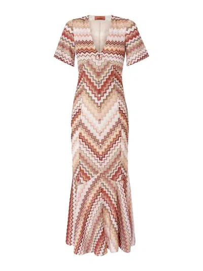 MISSONI VESTIDO DE NOCHE - MULTICOLOR
