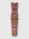 Missoni Wave-motif Maxi Dress In Multicoloured