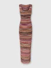 Missoni Wave-motif Maxi Dress In Multicoloured