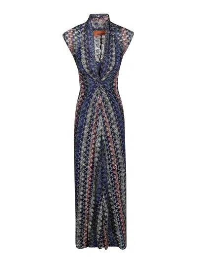 Missoni Long Dress In Multicolour