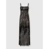 Missoni Patterned-jacquard Metallic-knit Midi Dress In Black