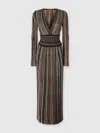 Missoni Long Dress With Sequin Embellishment In Black