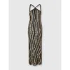 Missoni Long Dress With Wave Pattern In Multi