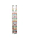 Missoni Zigzag Pattern Open Back Jumpsuit In Multi