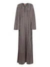 Missoni Long Kaftan Black And Bronze In Black