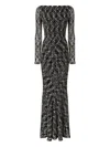 Missoni Long Lace Dress In Black