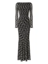 Missoni Long Lace Dress In Black