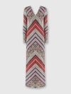 Missoni Metallic Crochet-knit Maxi Dress In Multicoloured