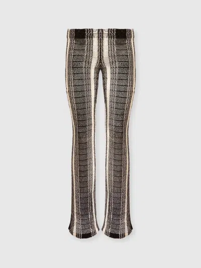 Missoni Long Mesh Trousers In Animal Print