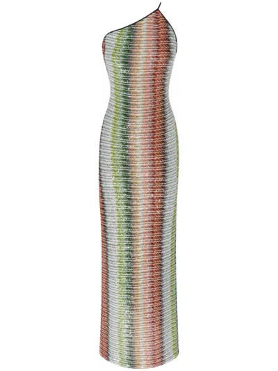 Missoni Women's Striped Maxi Dress In Multicolour