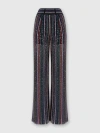 Missoni Herringbone-striped Sequin-embellished Trousers In Multi