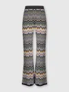 Missoni Long Pants With Chevron Pattern In Multi
