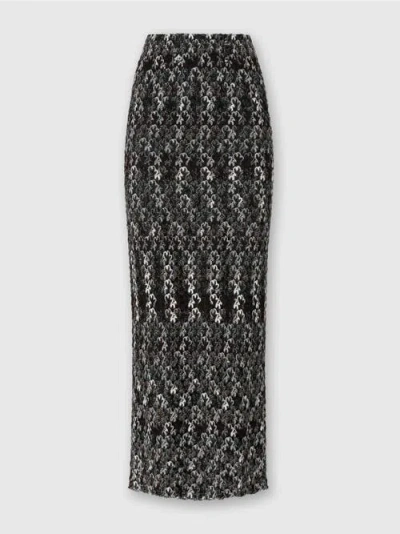 MISSONI MISSONI LONG PENCIL SKIRT IN EMBROIDERED LACE