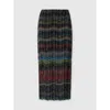 Missoni Long Pencil Skirt With Wave Pattern In Multi
