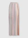 Missoni Long Skirt Light Tones Multicolor In Multicoloured