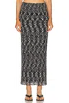 Missoni Long Pencil Skirt In Embroidered Lace In Black