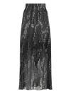 Missoni Patterned-jacquard Metallic-knit Midi Skirt In Multi