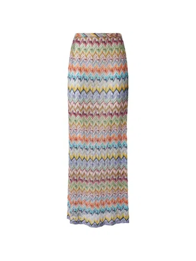 Missoni Long Skirt In Multi