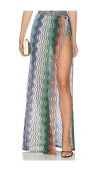 Missoni Chevron-pattern Maxi Beach Skirt In Multi
